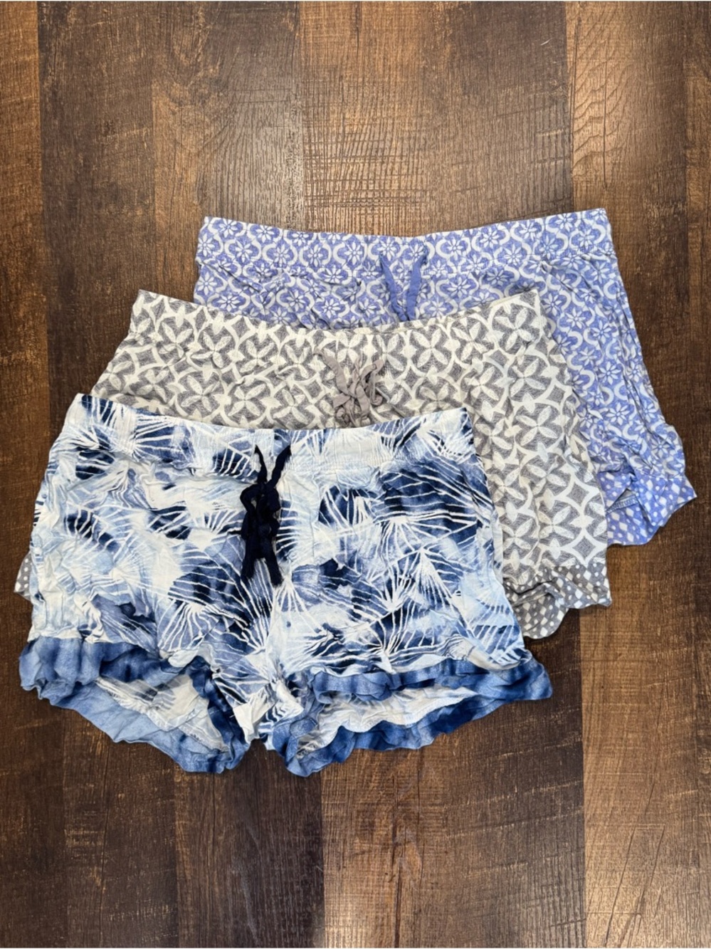 Stars above pajama shorts bundle
